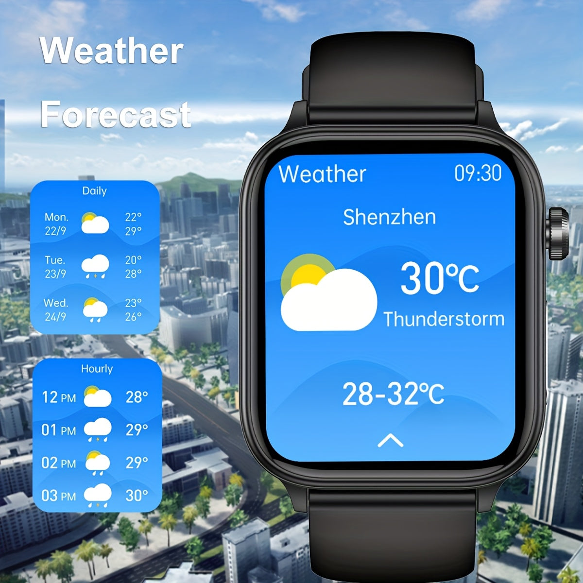 Smart Health Watch With Body Temperature Sleep Tracking BMI