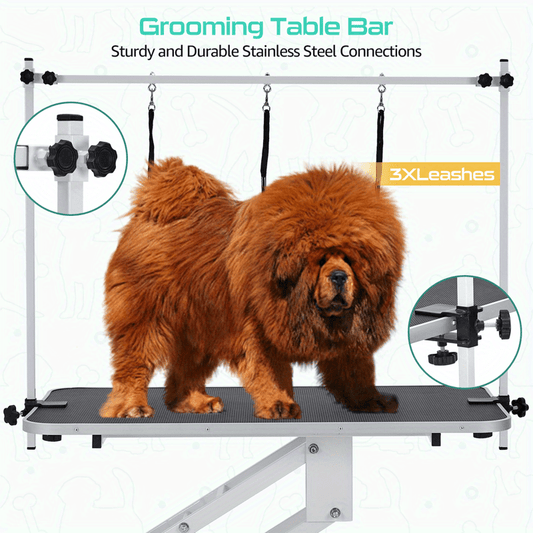 Electric Dog Grooming Table with Tool Organizer Heavy Duty