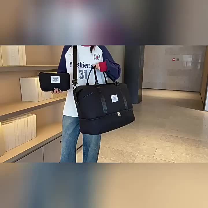 Versatile 3 Piece Travel Bag Set With Luggage Storage