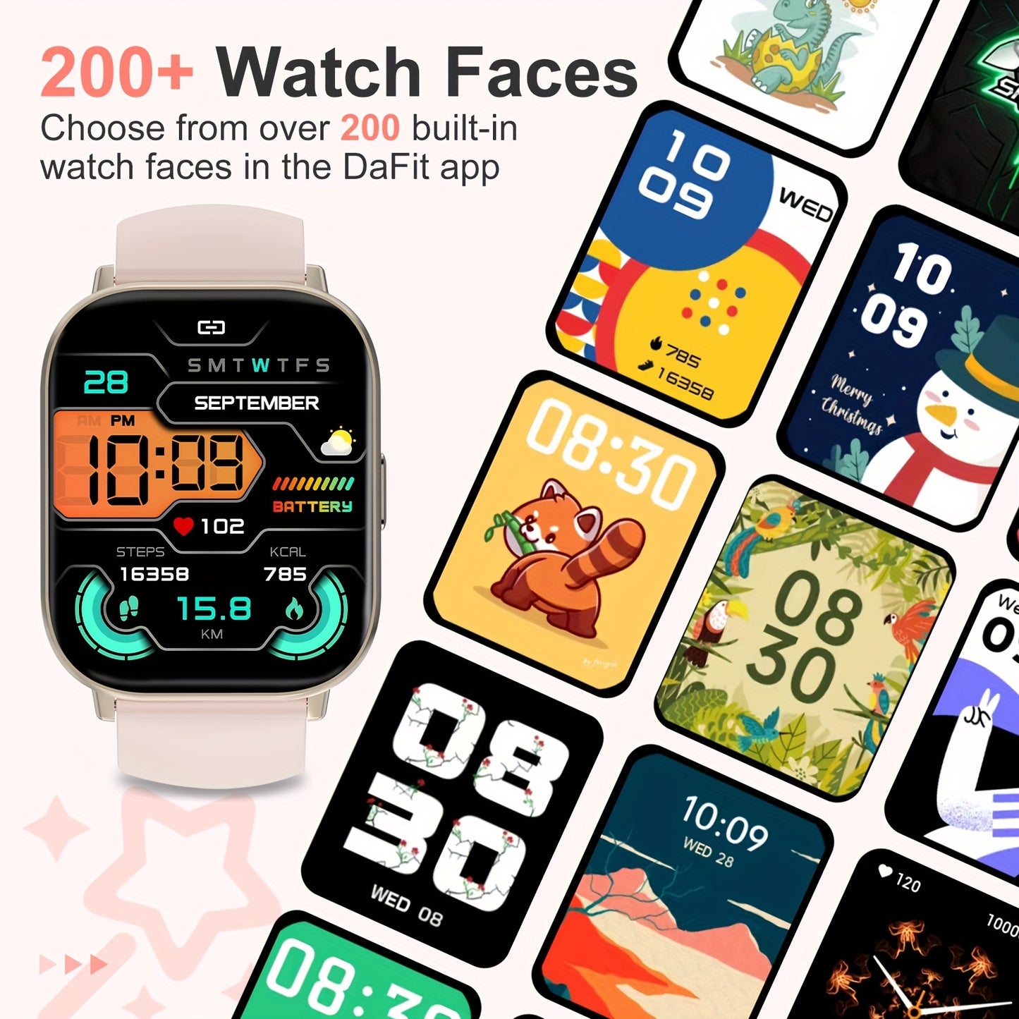 Smartwatch With Messaging And Calls And Sleep Monitoring