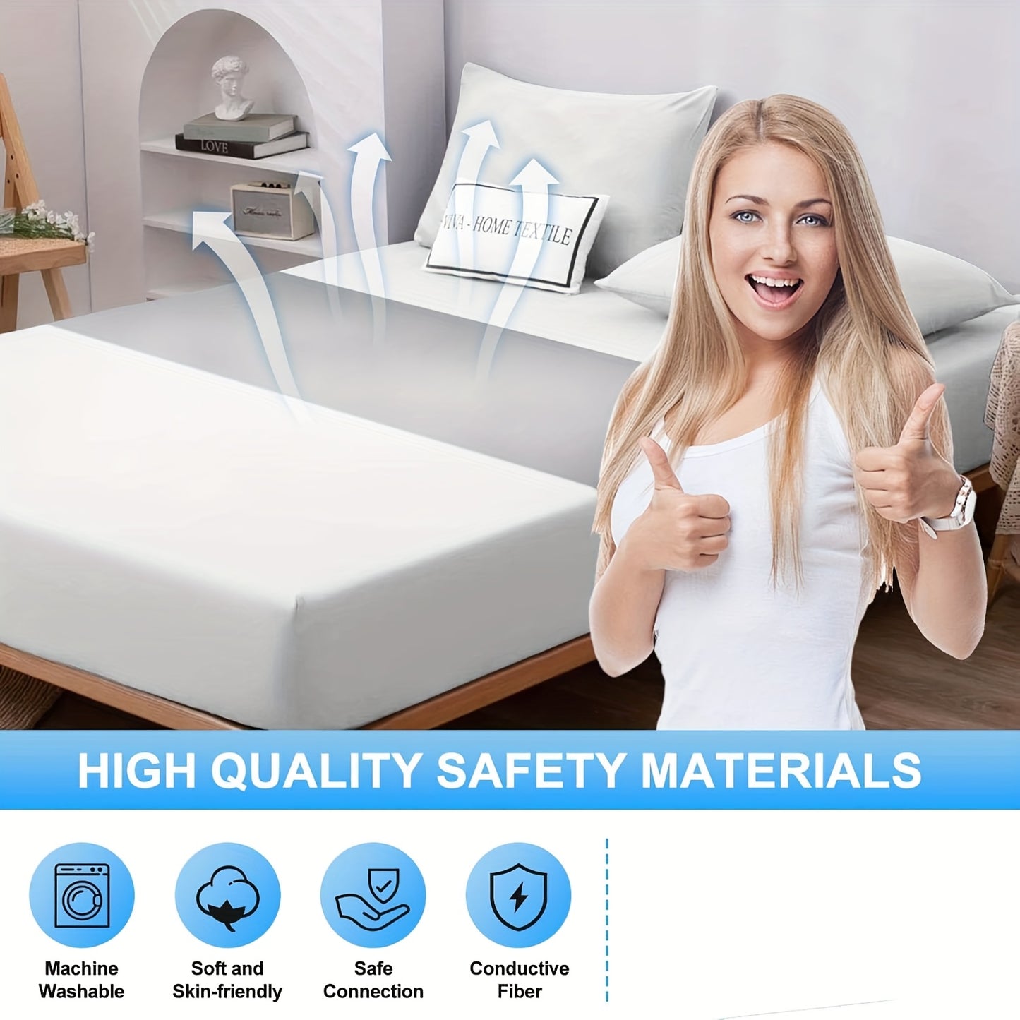 Earthing Sheets for Better Sleep and Grounding Energy