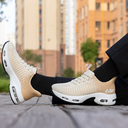Breathable Slip-On Sneakers for Women with Shock Absorption