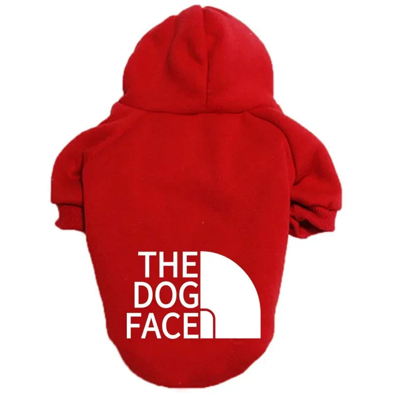 Pet Dog Clothes Warm Autumn and Winter Hooded Sweater Small Large Dogs Jacket Bulldog Jacket Clothing Supplise