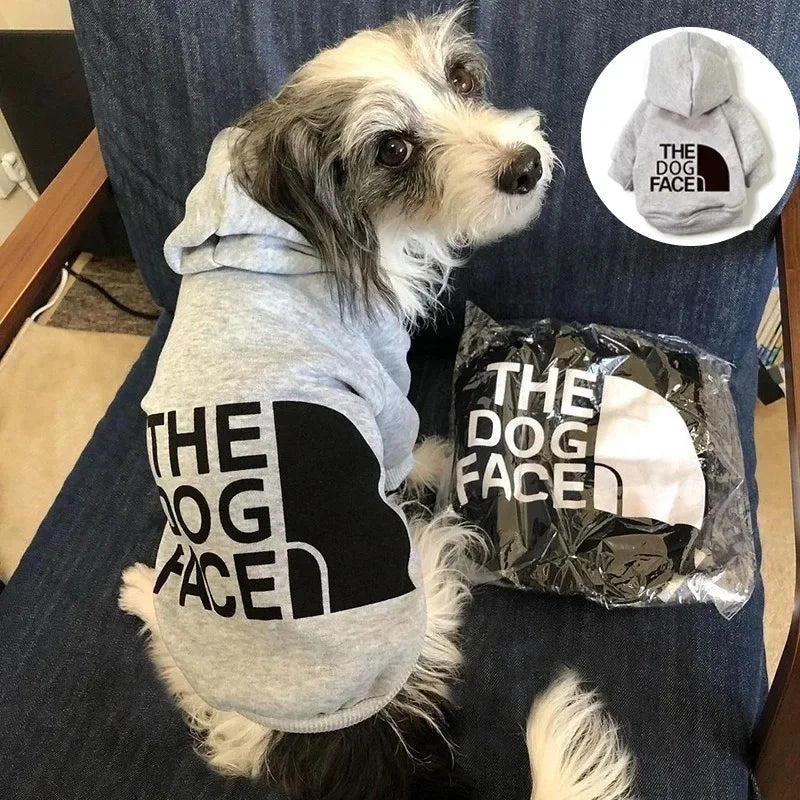 Pet Dog Clothes Warm Autumn and Winter Hooded Sweater Small Large Dogs Jacket Bulldog Jacket Clothing Supplise