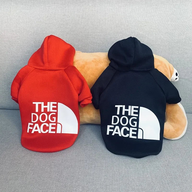 Pet Dog Clothes Warm Autumn and Winter Hooded Sweater Small Large Dogs Jacket Bulldog Jacket Clothing Supplise