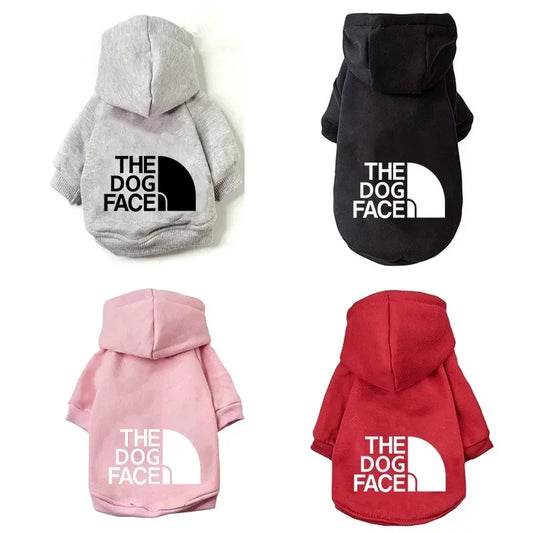 Pet Dog Clothes Warm Autumn and Winter Hooded Sweater Small Large Dogs Jacket Bulldog Jacket Clothing Supplise