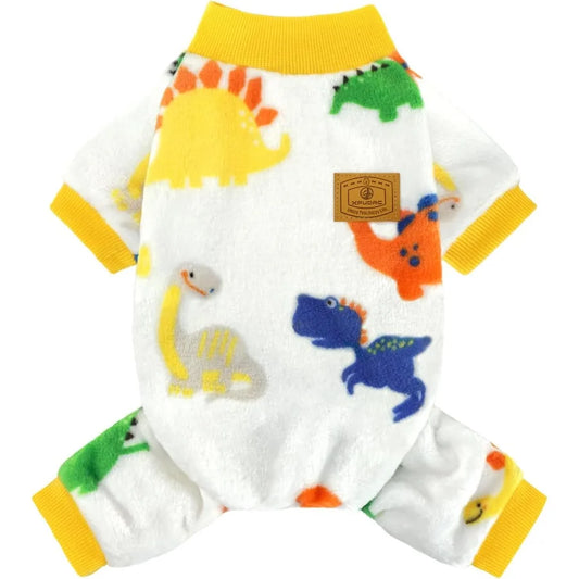 Dog Pajamas Fleece Dog Sweaters for Small Medium Dogs Girl Boy Soft Warm Pet Clothes for Doggie Winter Christmas XSmall