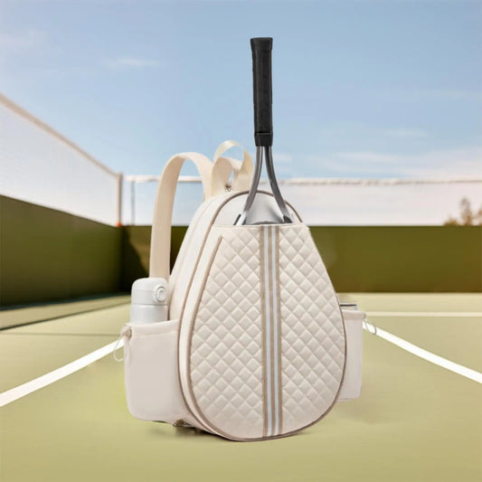 Tennis Racket Bag With Adjustable Strap And Waterproof Sleeve