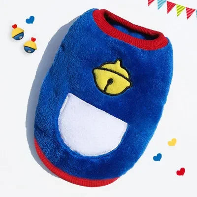 Cute Dog Clothes Winter Vest For Small Dogs Cats Warm Pets Sweater Soft Flannel Puppy Puffer Jacket Dog Accessories Supplies Xxs