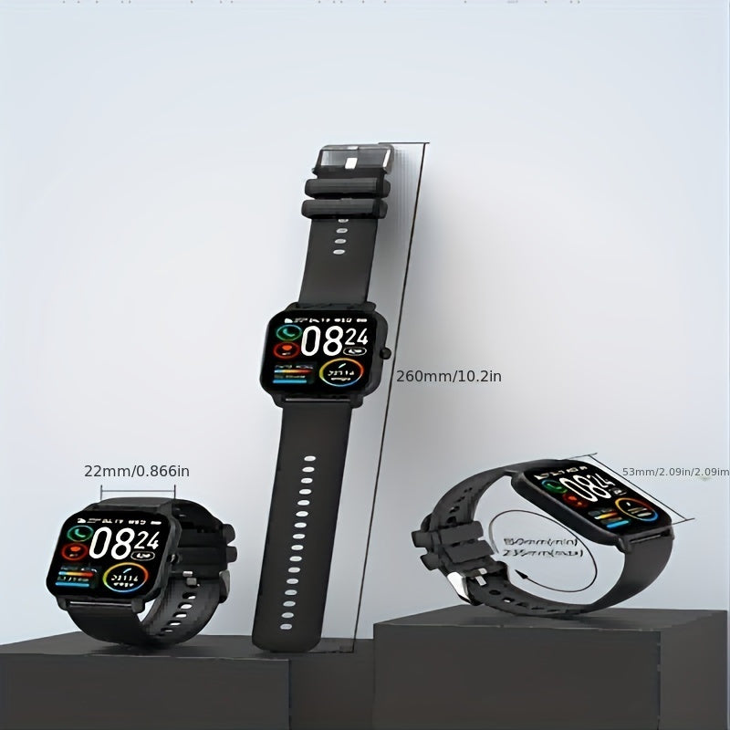 Smart Watch With Call Functionality and Fitness Tracking Features