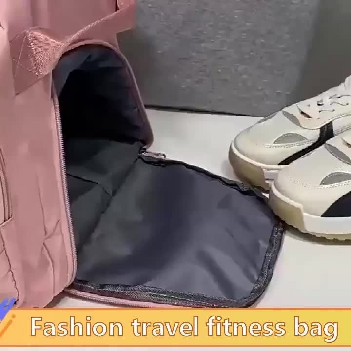 Eonothem Travel Gym Duffle Bag With Shoe Compartment