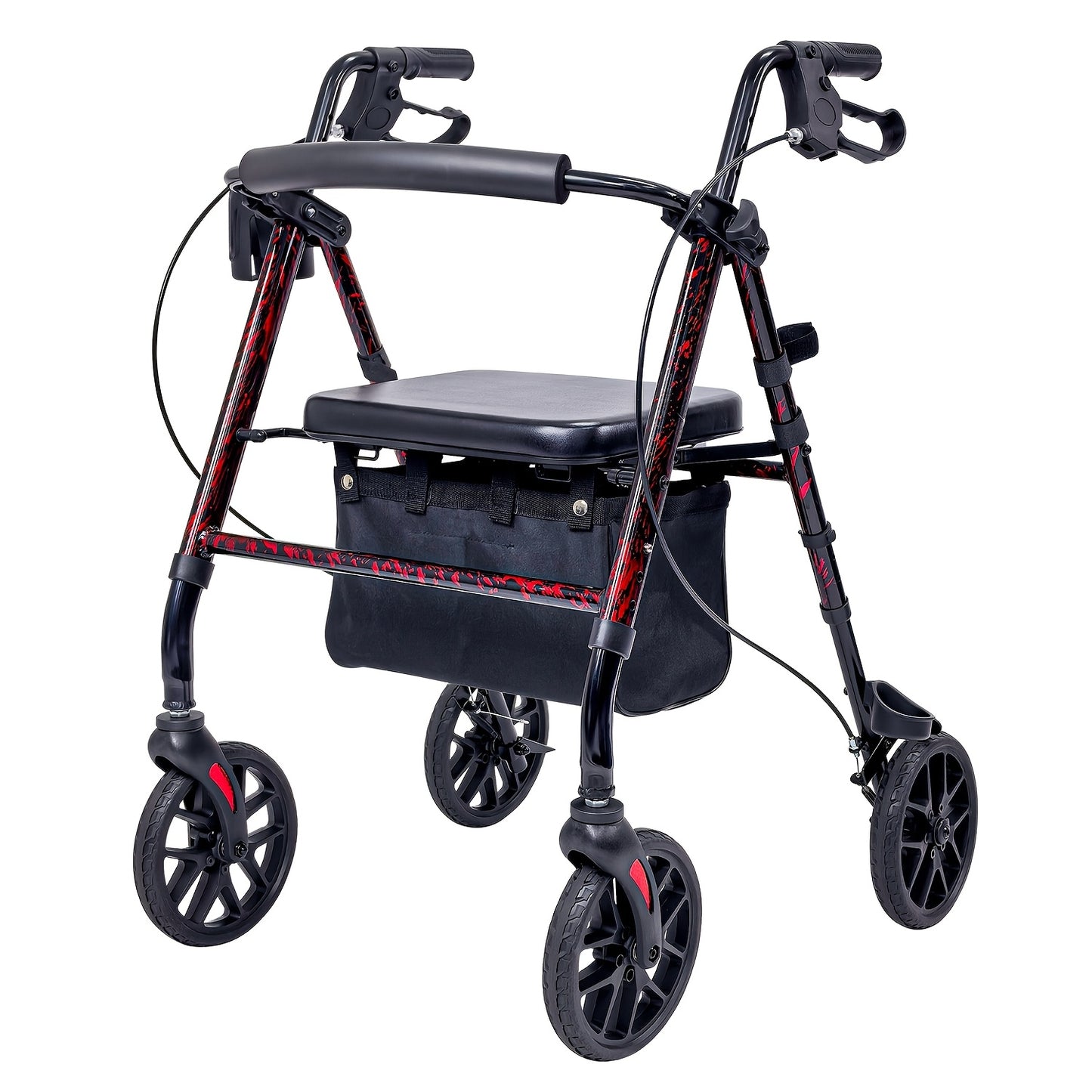 All Terrain Rollator Walker With Seat For Seniors And Adults