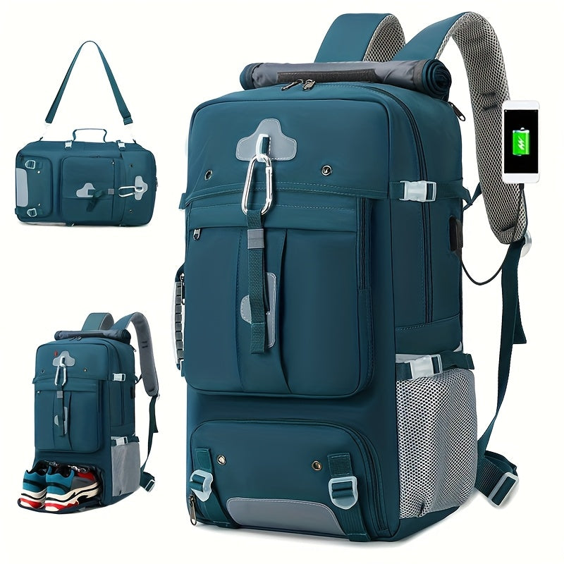 Travel Laptop Backpack With Shoe Compartment For Business
