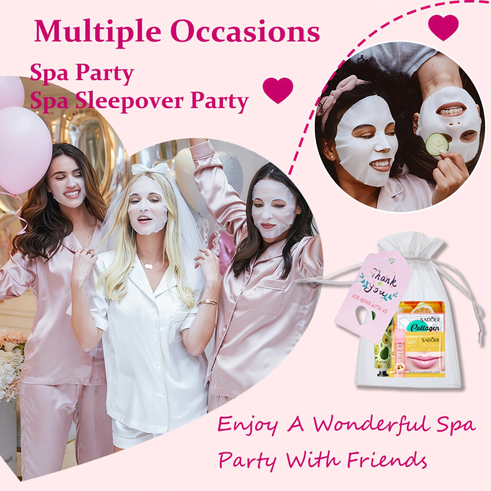 30pcs Skincare Gift Box, Rich In Various Fruit Extracts, Moisturizing And Hydrating Without Being Greasy, An Ideal Choice for Winter Hydration, Perfect for Giving to Family And Friends for Christmas., Holiday Gifts, Daily Hyd