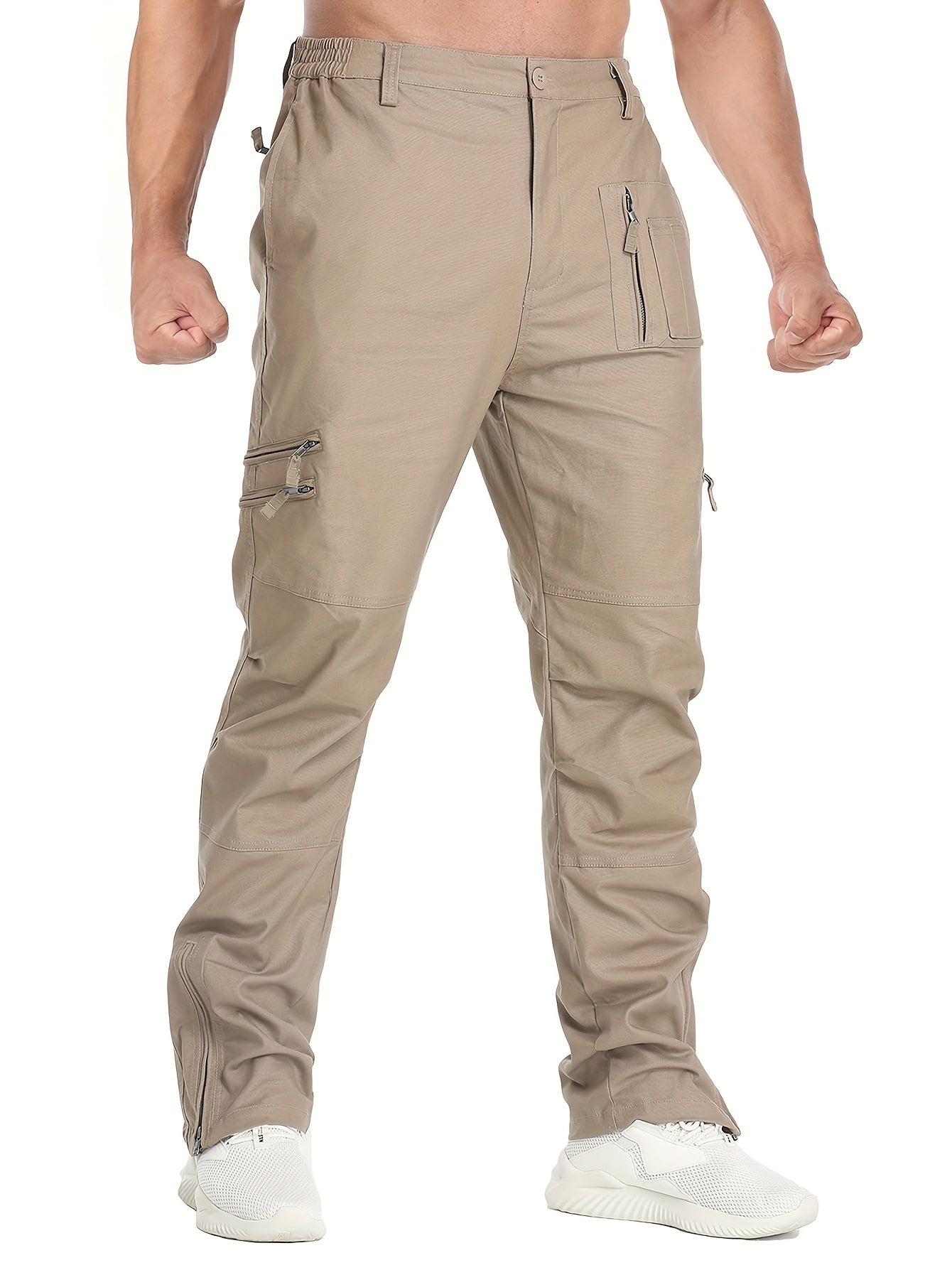 Men's Versatile Cargo Pants for Outdoor Adventures and Everyday Wear