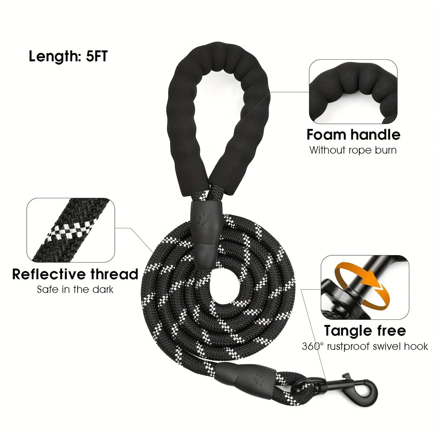 Escape-Proof Dog Harness Set with Leash and Poop Dispenser