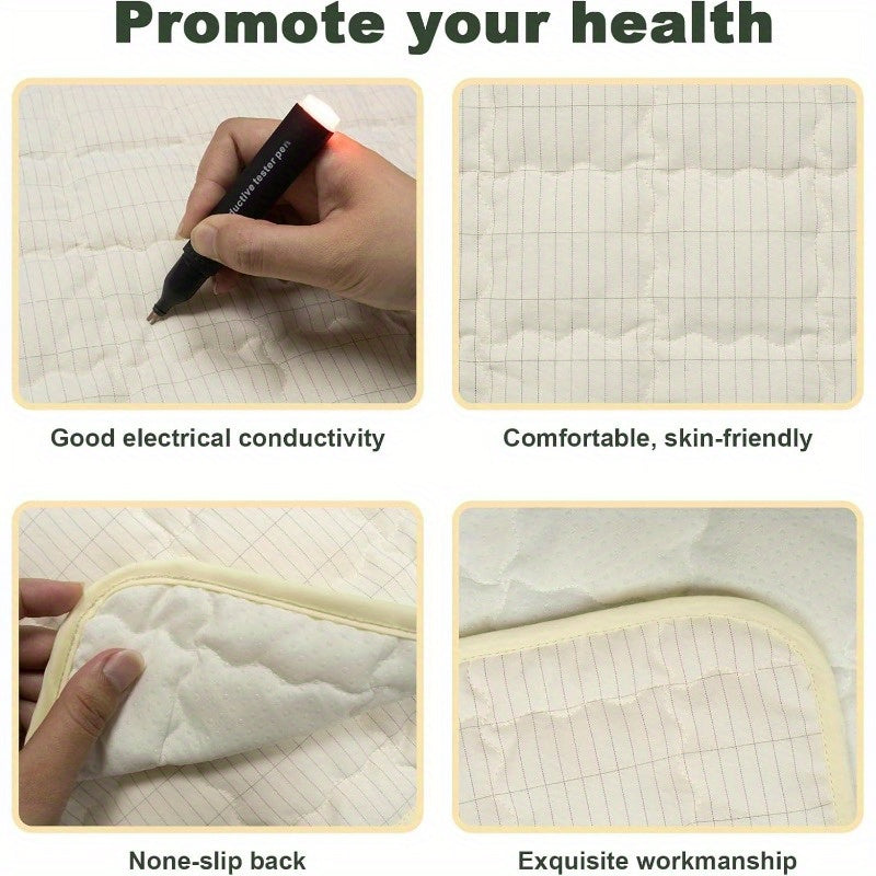 Touch Grounding Sheet for Stress Relief and Improved Sleep