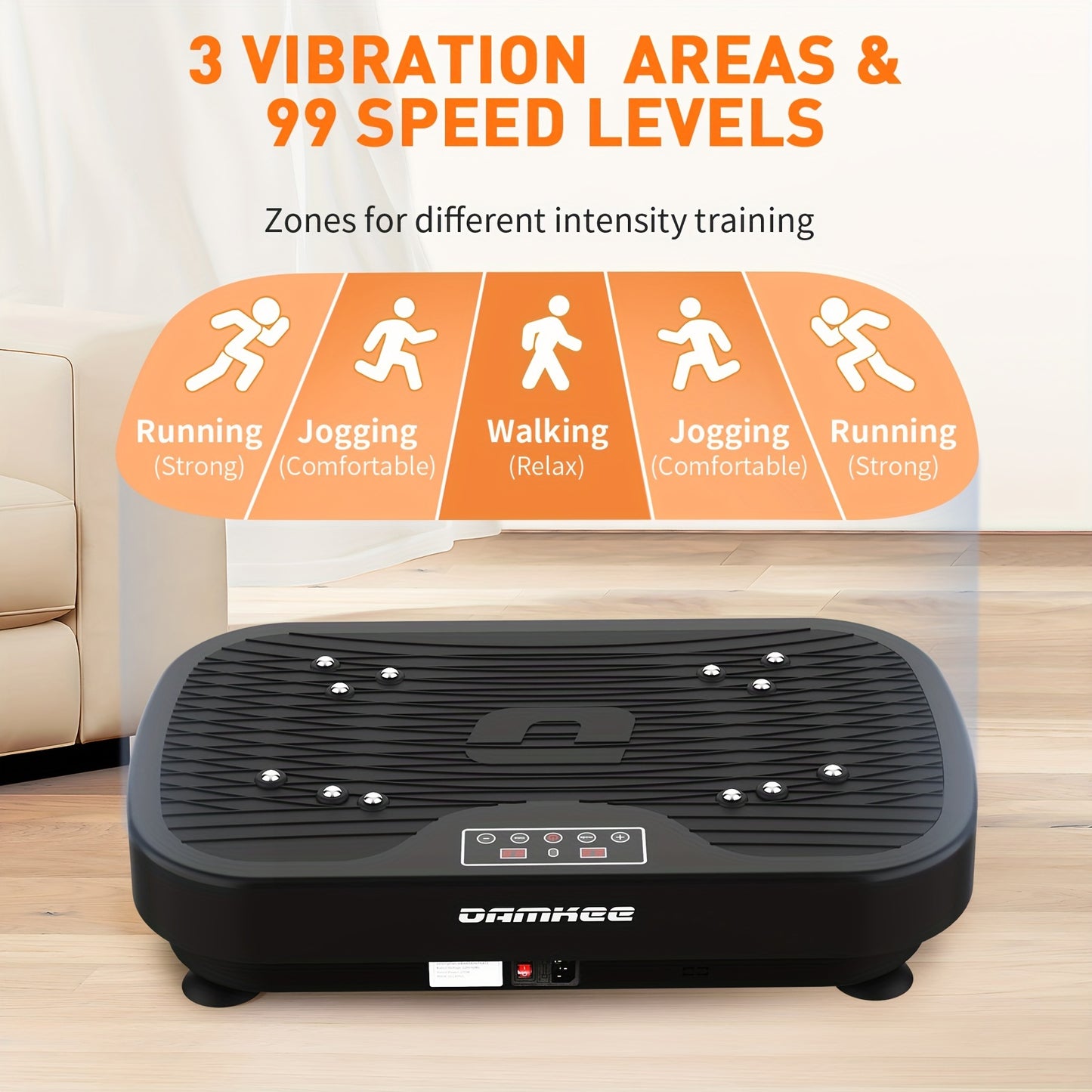 Vibration Plate Exercise Machine for Weight Loss and Toning