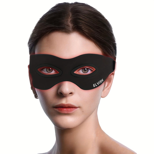 Elvish Red Light Relax Eye Mask with Adjustable Strap