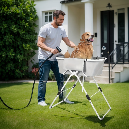 Portable Dog Bath Tub for Easy Grooming and Showering