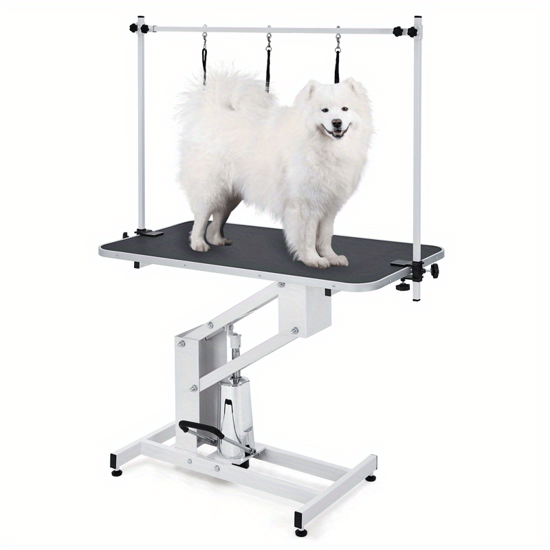 Electric Dog Grooming Table with Tool Organizer Heavy Duty