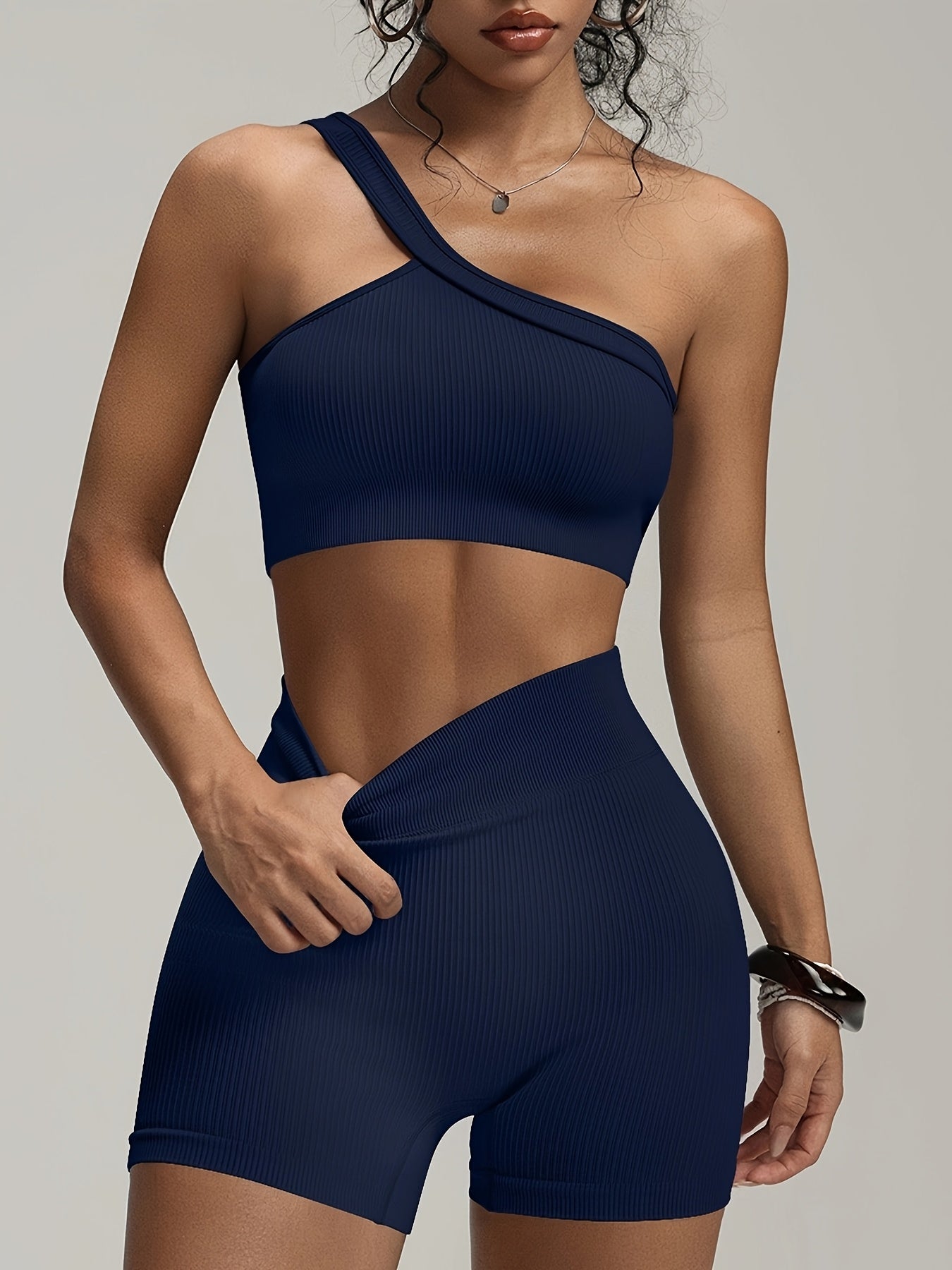 Yoga Set With Sports Bra And High Waist Pants Women