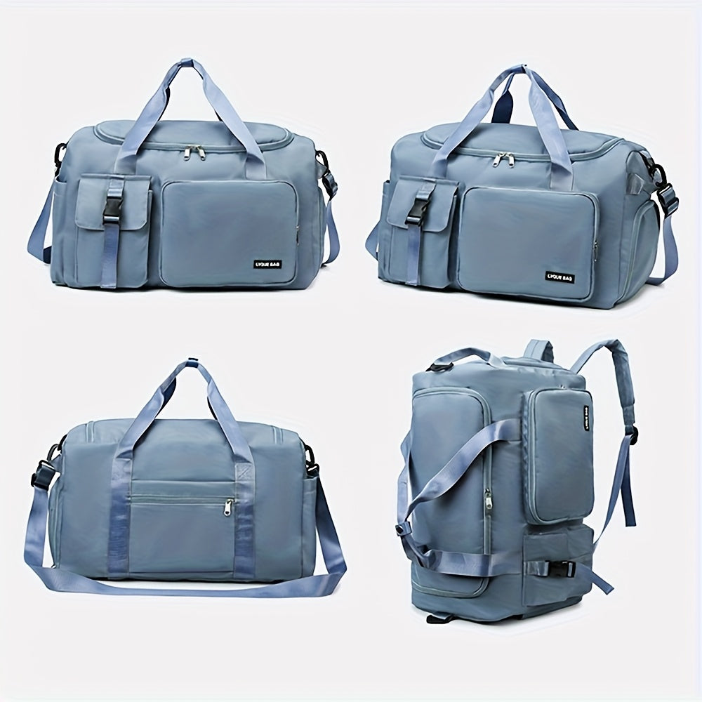 Eonothem Travel Gym Duffle Bag With Shoe Compartment