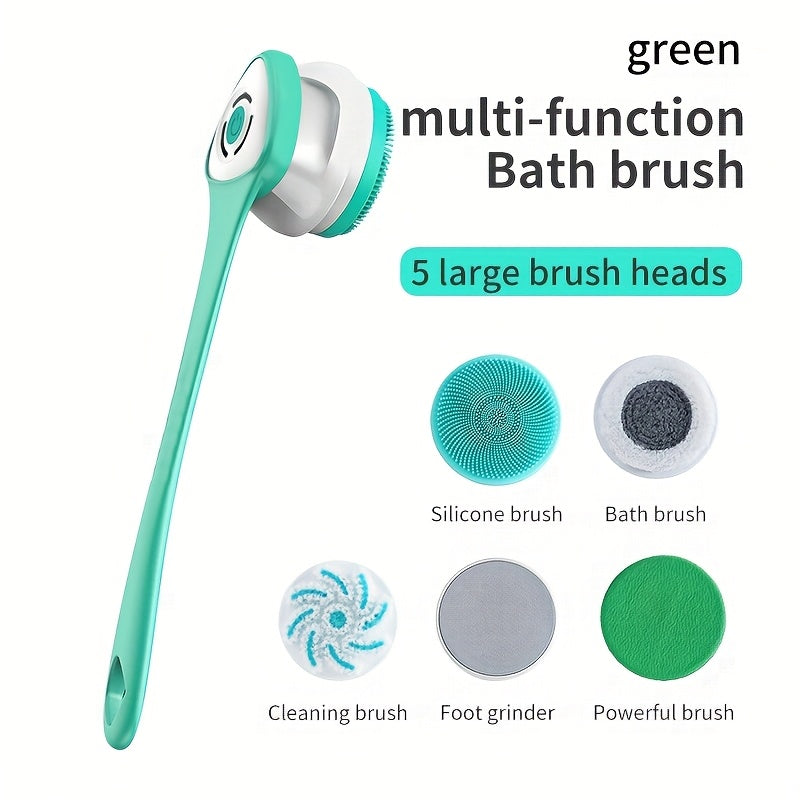 Rechargeable Electric Shower Brush Set for Relaxing Spa Experience