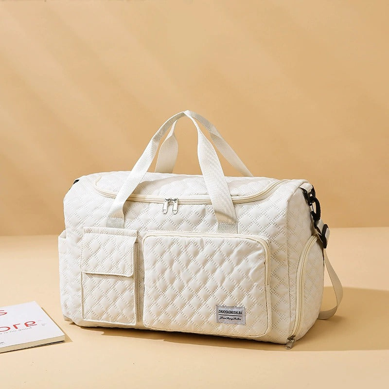 Luxury Travel Luggage Tote With Dry Wet Separation Pockets