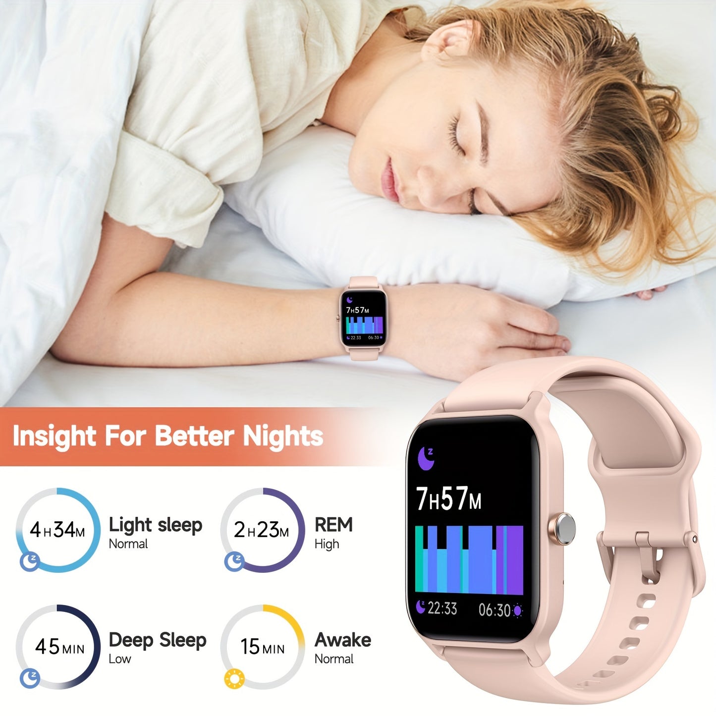 FUVEHA Unisex Smartwatch Gift Premium With Alexa And Calls