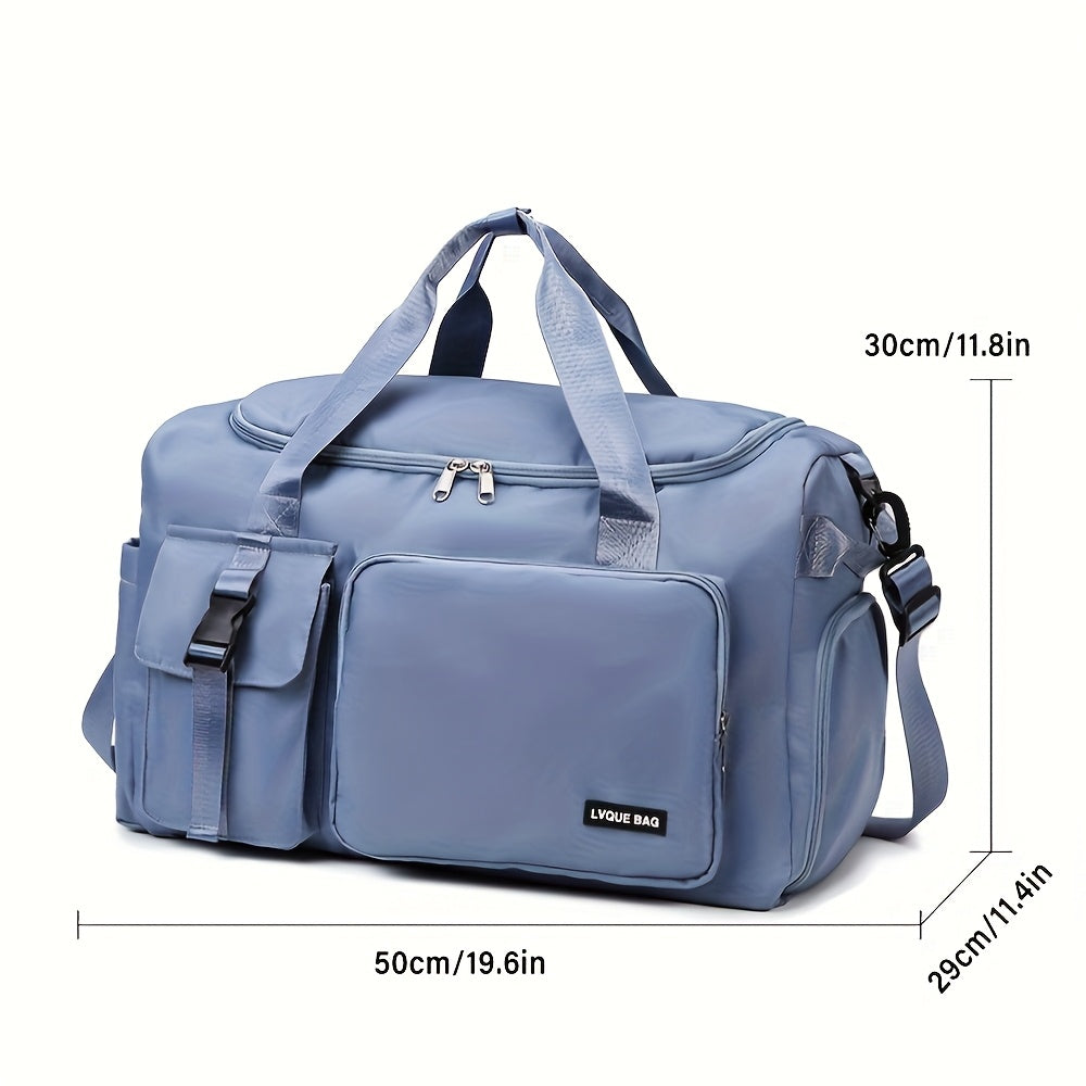 Eonothem Travel Gym Duffle Bag With Shoe Compartment