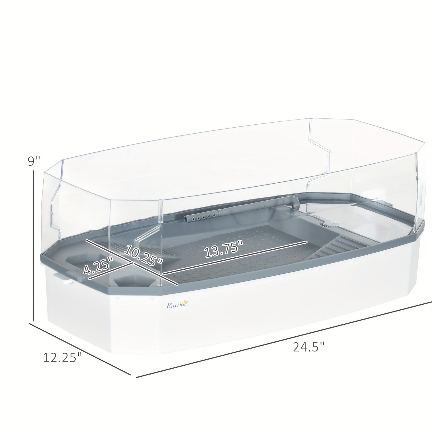 PawHut Turtle Tank Kit With Basking Platform And Filter