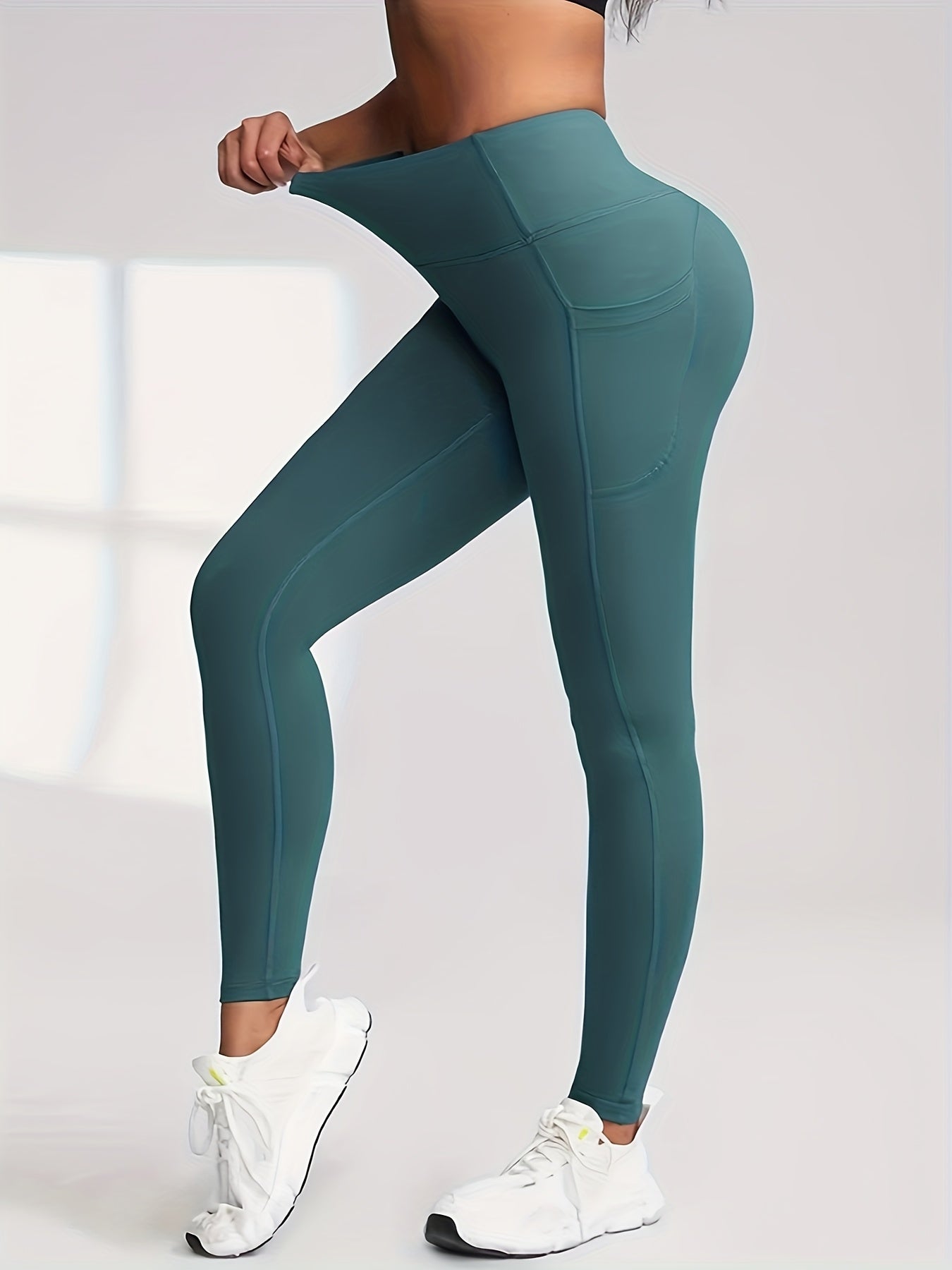 PRO-FiT Women's High Waist Yoga Pants Set with Pockets