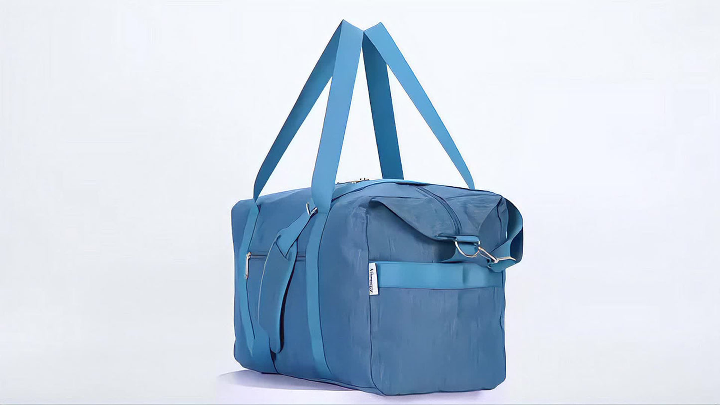 Heavy Duty Travel Duffel Bag With Wet Pocket Stitching