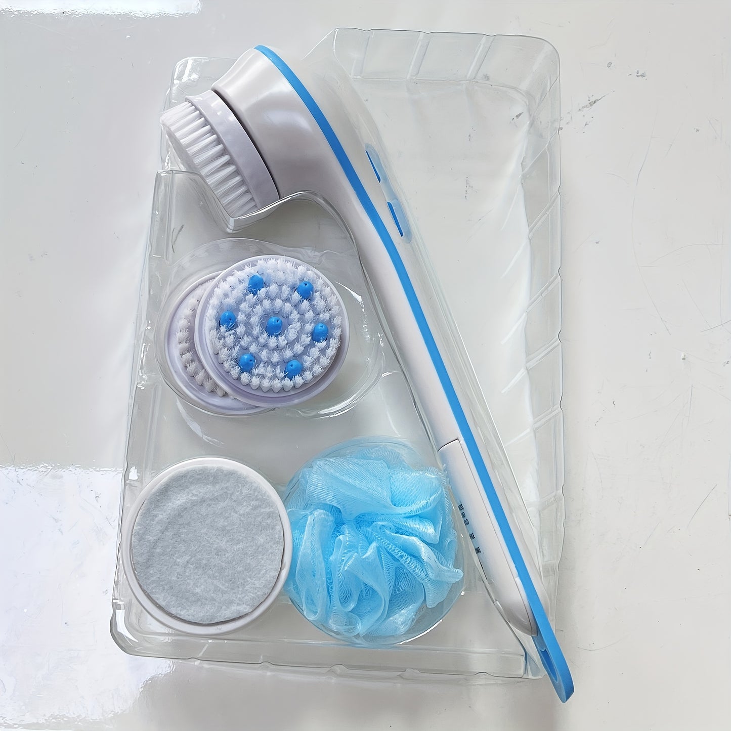 Electric Shower Brush Set for Relaxing Back Massage