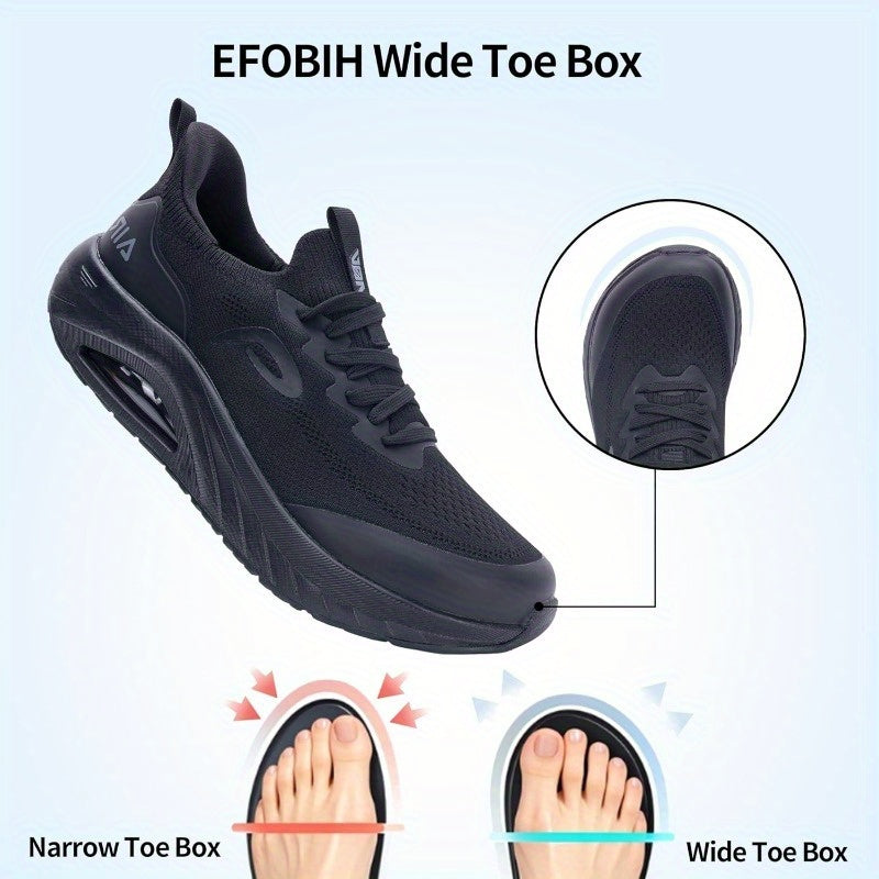 Men's Breathable Wide-Toe Box Casual Walking Shoes for Everyday Use