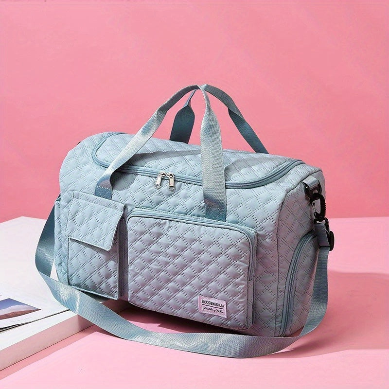 Luxury Travel Luggage Tote With Dry Wet Separation Pockets