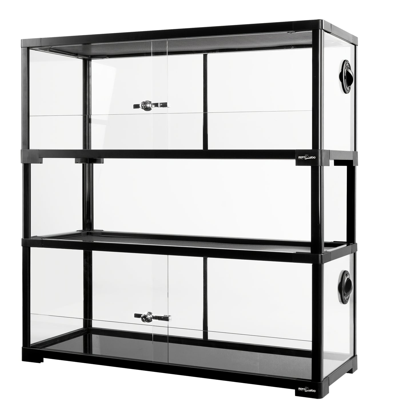 Repti Zoo Double Stacked Reptile Tank For Bearded Dragons And Lizards