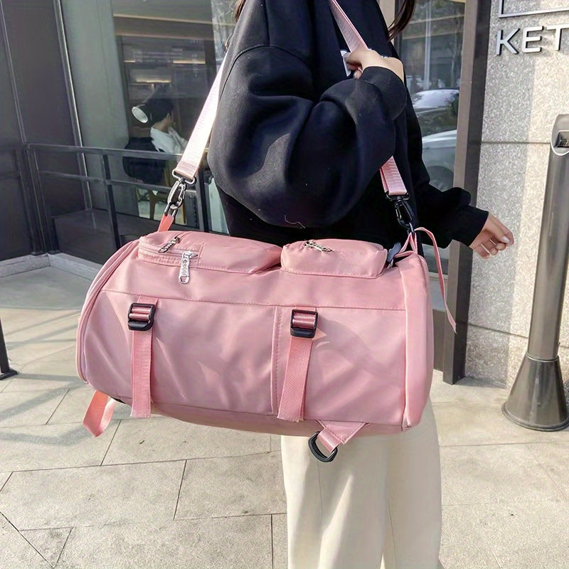 Duffel Bag With Wet Dry Separation And Shoe Compartment