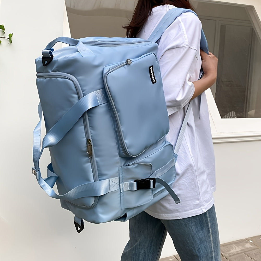 Eonothem Travel Gym Duffle Bag With Shoe Compartment