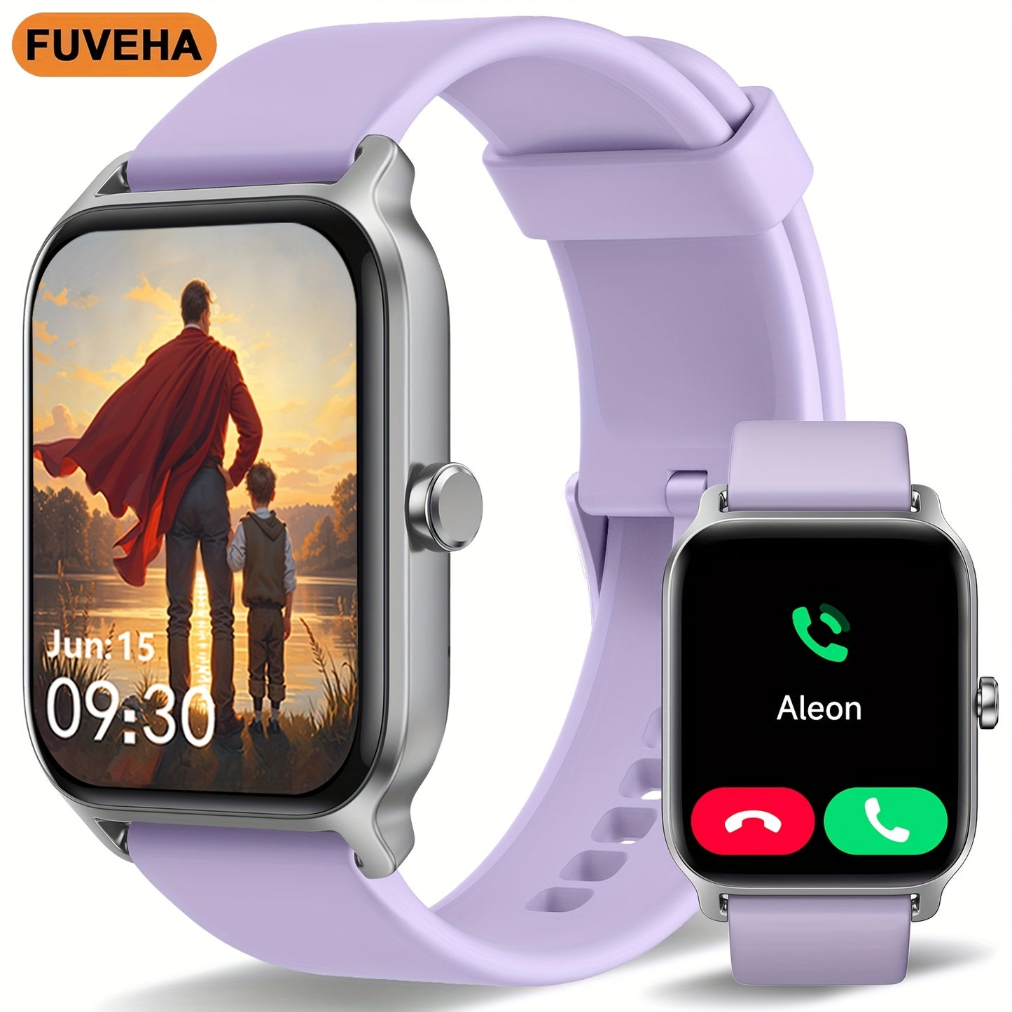 FUVEHA Unisex Smartwatch Gift Premium With Alexa And Calls