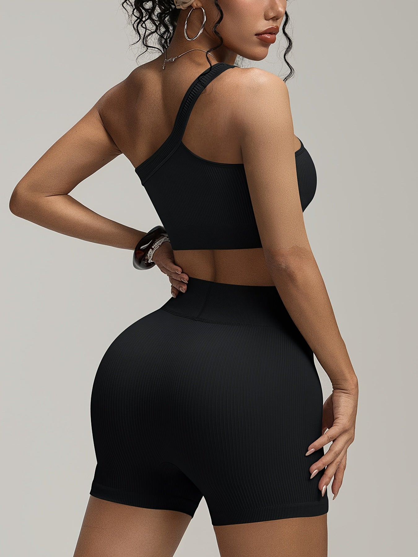 Yoga Set With Sports Bra And High Waist Pants Women