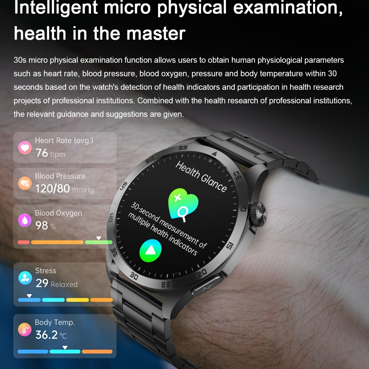 Unisex Smartwatch With AMOLED Display And Multisport Modes