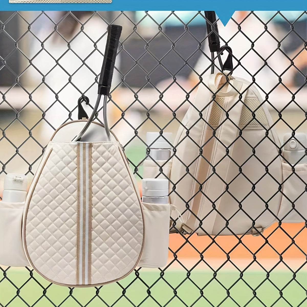 Women's Lightweight Tennis Backpack With Racket Compartment For Travel