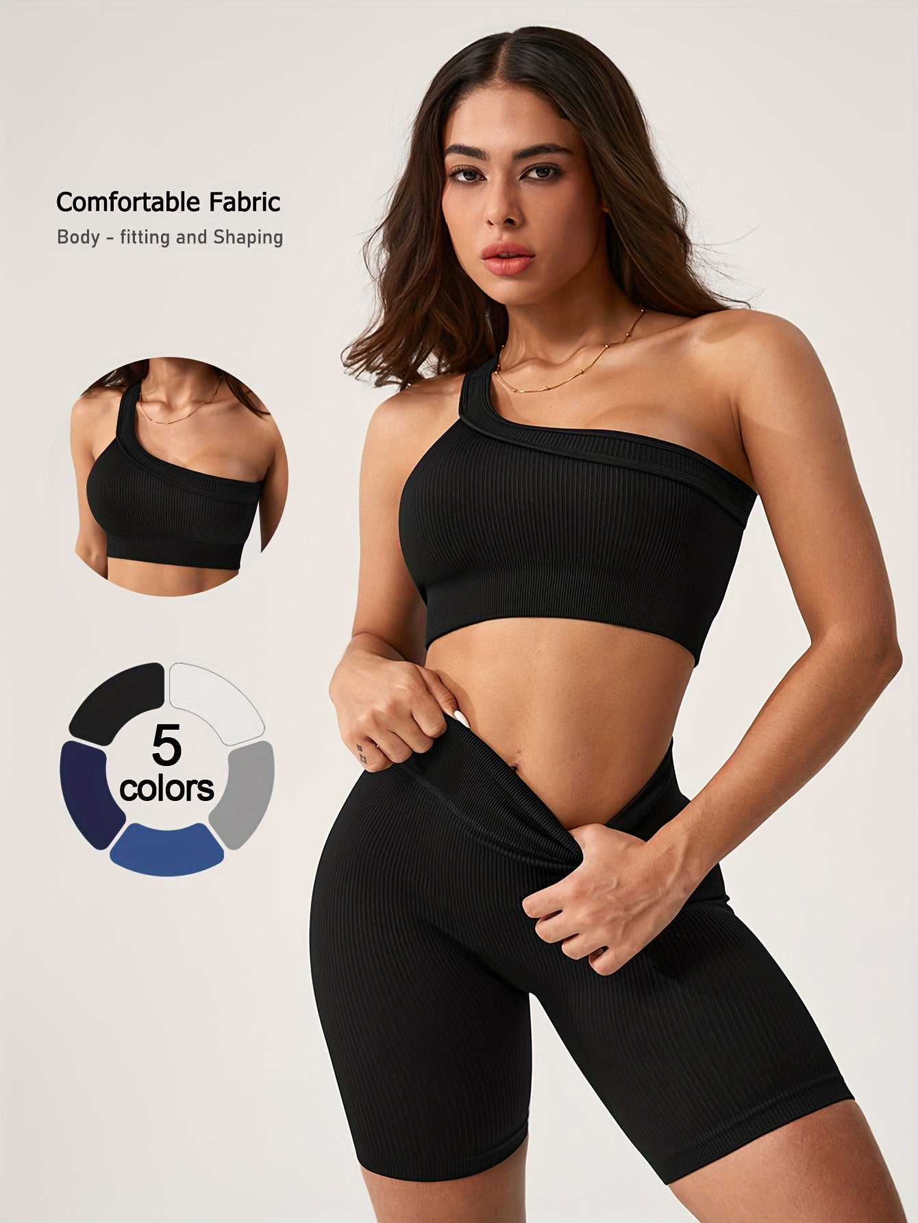 Yoga Set With Sports Bra And High Waist Pants Women