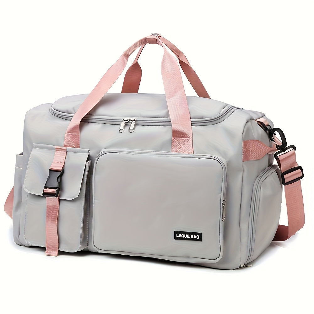 Eonothem Travel Gym Duffle Bag With Shoe Compartment