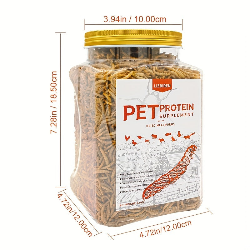 High Protein Dried Mealworm Larvae For Birds and Pets