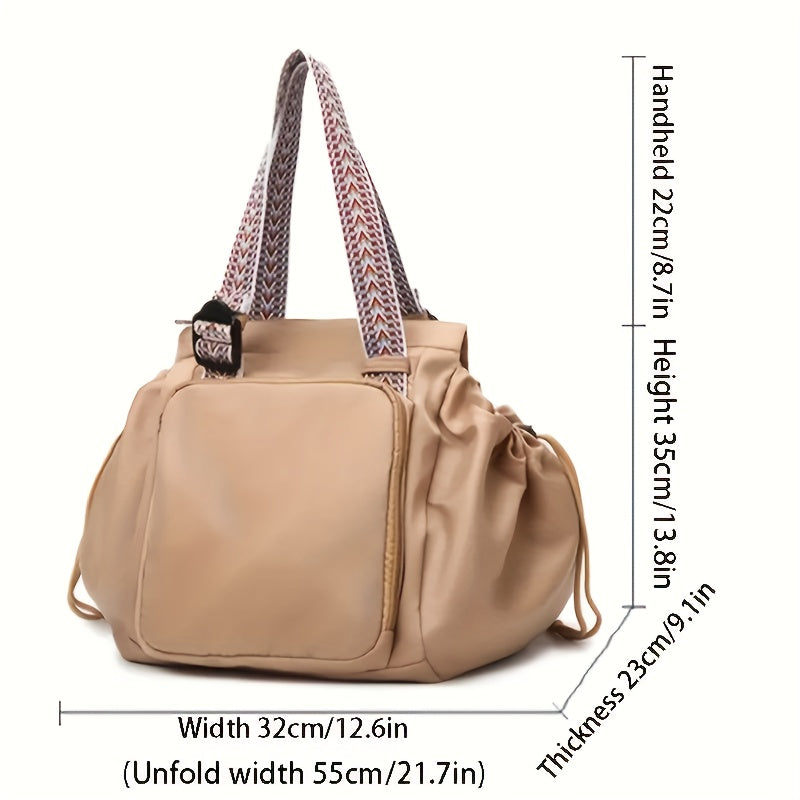 Expandable Fitness Bag For Women With Large Capacity