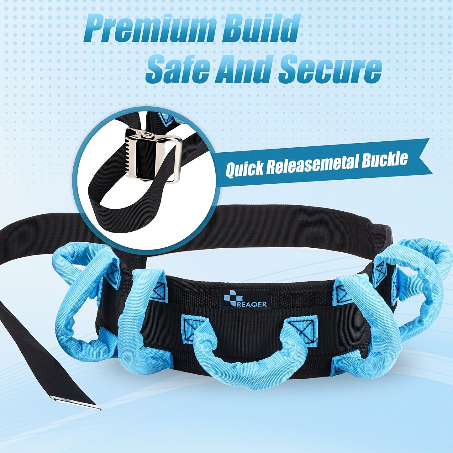 Adjustable Gait Belt for Elderly Transfer and Walking Assistance