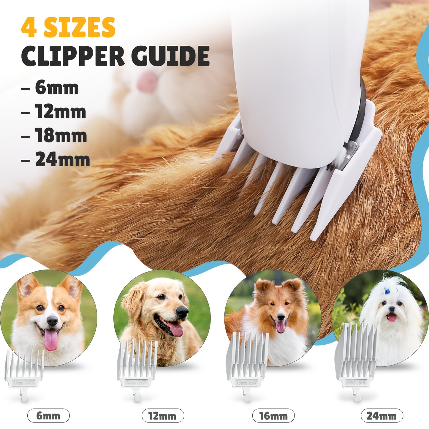 Dog Grooming Vacuum Kit with Blower and Grooming Tools